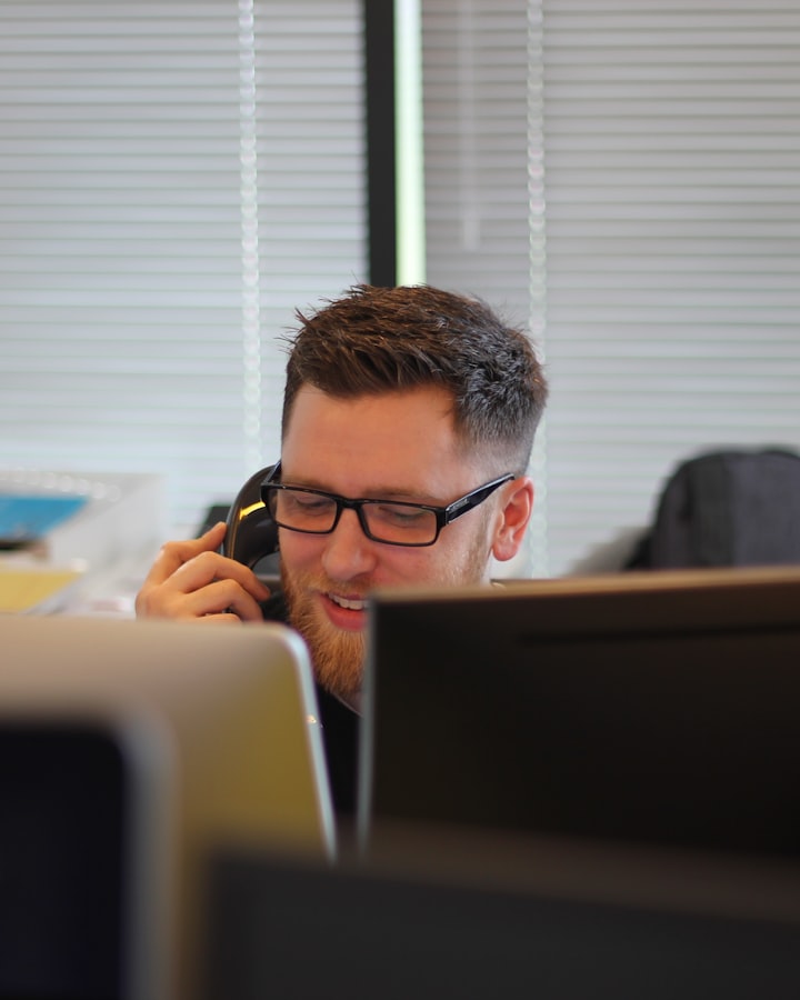 Online course instructor teaching in stylish workspace